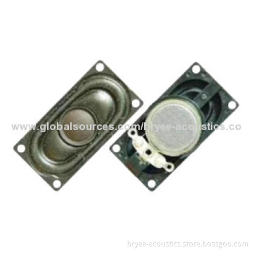 Micro Speaker Oblong, Measures W20.0 x L40.0 x H8.0 (mm), Full Range for Multimedia Devices
